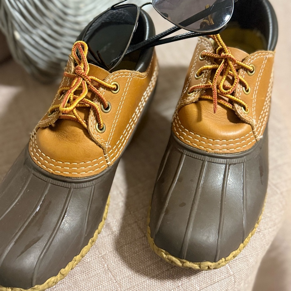 L.L. Bean Brown and Tan Winter Boots